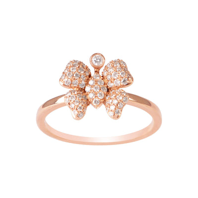 Butterfly Diamond Stackable Rings