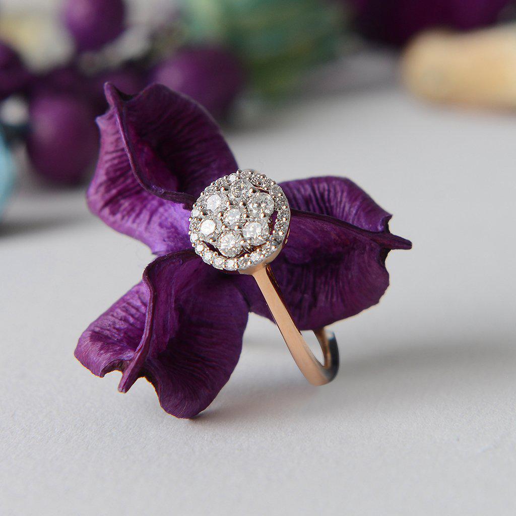 Primrose Rose Gold Diamond Ring